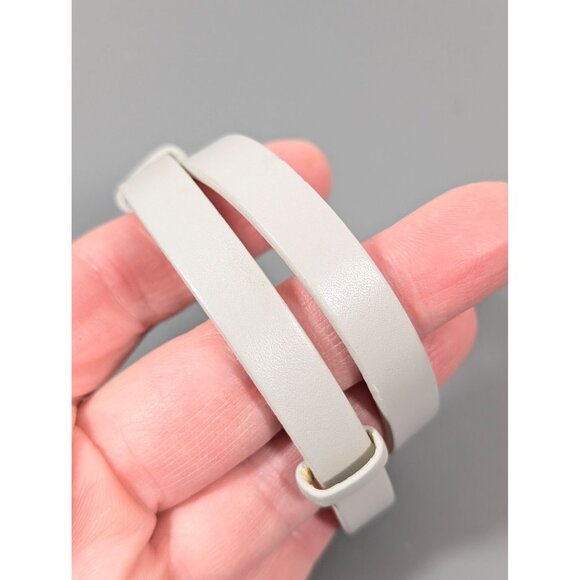 Keep Collective Double Wrap Gray Rose Gold Tone Leather Bracelet Reversible - Picture 5 of 6